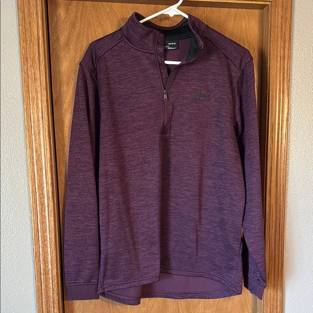 Under Armour Men's Maroon Quarter-Zip Shirt